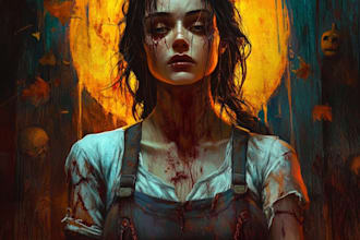 do your dnd character art, dungeons and dragons, fantasy horror character design