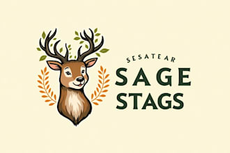 design outstanding sage stage mascot logo with express delivery