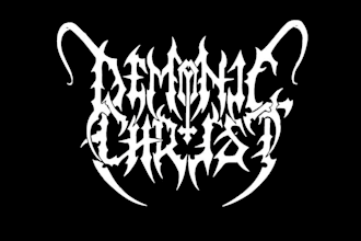 design high quality black metal logo for your business