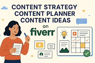 deliver a full content calendar and content ideas fast delivery