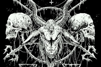 design high quality death metal, slam, and brutal logo for you