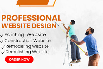 design painting, remodeling, construction, demolishing, handyman website