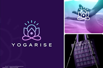 do natural spa yoga wellness health massage skincare logo