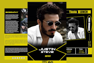 design dj epk, media kit, press kit, speaker kit, one sheet