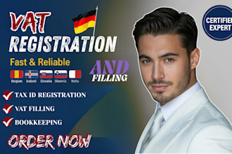 do vat and company registration for germany, UK lativia, france, cyprus, ireland