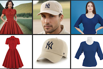 create ai fashion models wearing your clothing designs