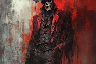 draw your own character from a science fiction, fantasy, horror, or thriller