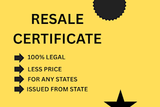 get seller permit, resale certificate in all US states