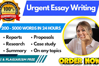 do urgent essay writing as an essay writer