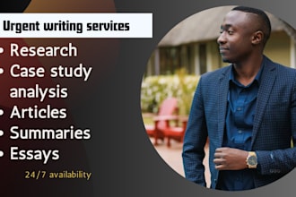 do urgent essay writing, research summary paper, apa reports, case study