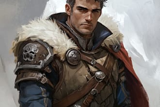 make your dnd character illustrations or concept art