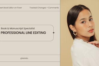 line edit your book for grammar, clarity, and style