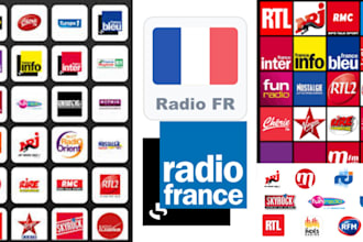 get your song played on 5 top france radio stations