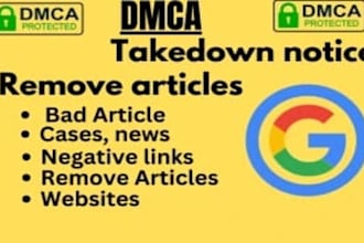 permanently remove mugshots,news,articles,and negative links