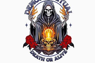design high quality death metal, slam, and brutal logo for you