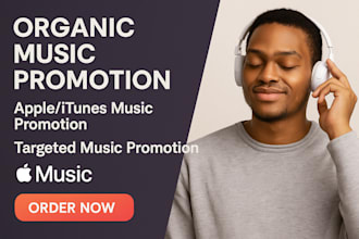 do superfast apple music, itunes music promotion to targeted active listeners