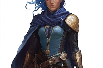 do fantasy dnd party and scifi monster design character art