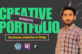 design portfolio website, wordpress business website, landing page, blog