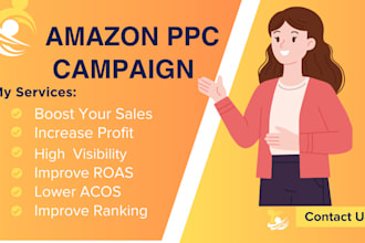 be your expert amazon ads PPC manager for leads and sales