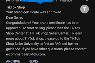 authorise and approved any brand on tiktok shop