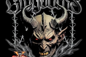 design high quality black metal logo for your business