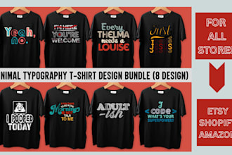 do amazing cartoon typography retro vintage tshirt design streetwear design