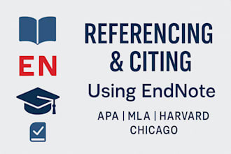 create accurate citations and references using endnote in any referencing style