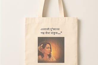 design professional and eye catching tote bag illustrations