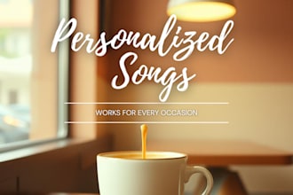 write and create personalized song using my songwriting and ai for the vocals