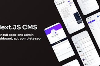 make wordpress alternative using nextjs with full cms admin dashboard