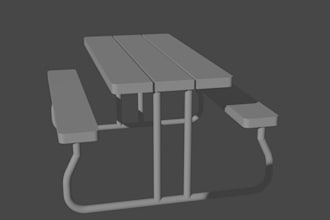 3d model a piece of furniture