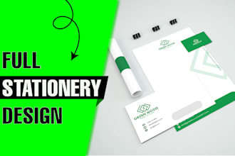 do full stationery, branding and marketing materials design