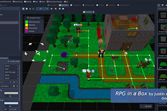 create 3d godot game, godot script, godot map