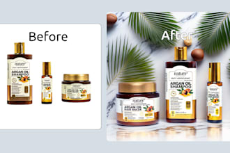 professional product image customization and mockup design