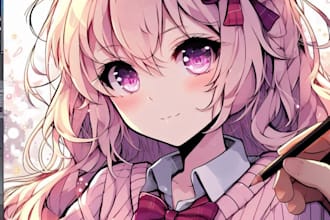 making anime, mecha, pop art ,fan art and original character