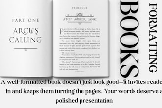 do book formatting and typesetting