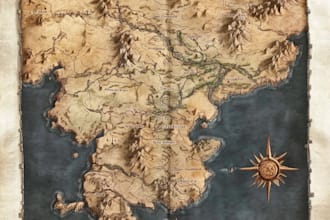 create your fantasy map, worldmap, battlemap for dnd etc