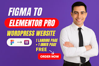 convert figma, sketch to elementor, wordpress with free mobile responsive