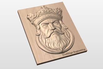 create cnc toolpaths of bas relief models and vector images