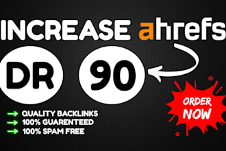 increase DR domain rating 80 plus