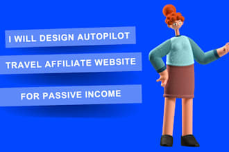 design autopilot travel affiliate website for passive income