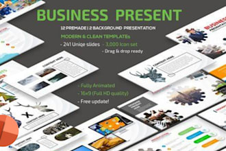 craft investor ready pitch deck and business presentation in powerpoint