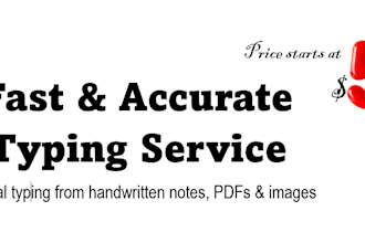 retype scanned documents, pdfs, or handwritten notes accurately