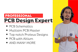 make your design circuit pcb and simulation in easyeda and proteus