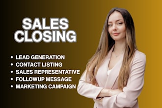 do online sales, sales closer, b2b marketing, sales representative, sales rep