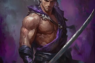 draw your dnd character art