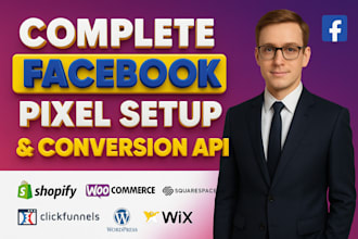 setup meta facebook pixel shopify, fix pixel, conversion API, ga4, GTM, tiktok