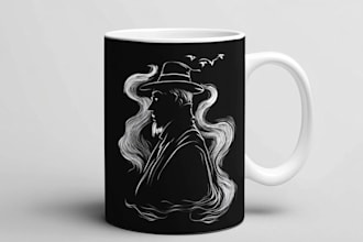 make brilliant mug, tumbler design