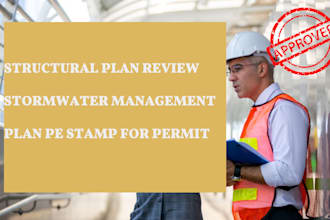 pe stamped site grading drainage erosion control plans for permit in washington