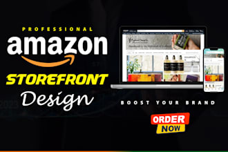 create amazon brand store, and storefront design
